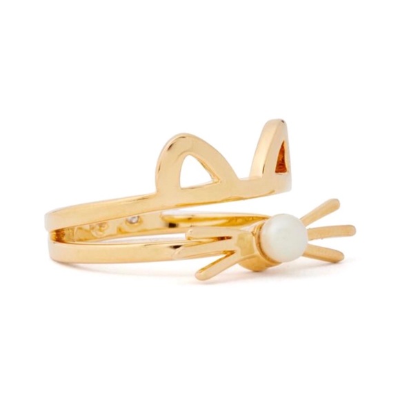 KATE SPADE • Gold Out West Cat Ring - Picture 3 of 7